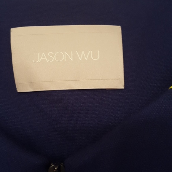 JASON WU NAVY BLUE  A-LINE KNEE LENGTH DRESS  -EUC - Picture 3 of 8